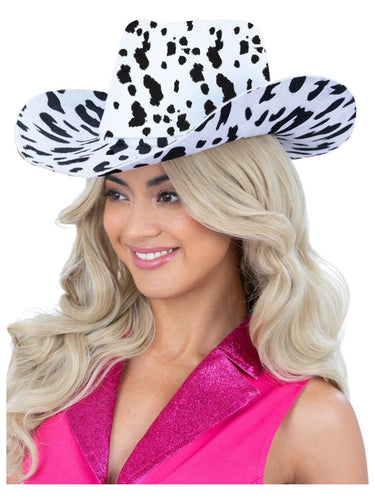 Cow Print Cowboy Hat