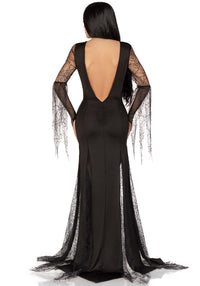 Sexy Spooky Morticia Dress Costume - image 4