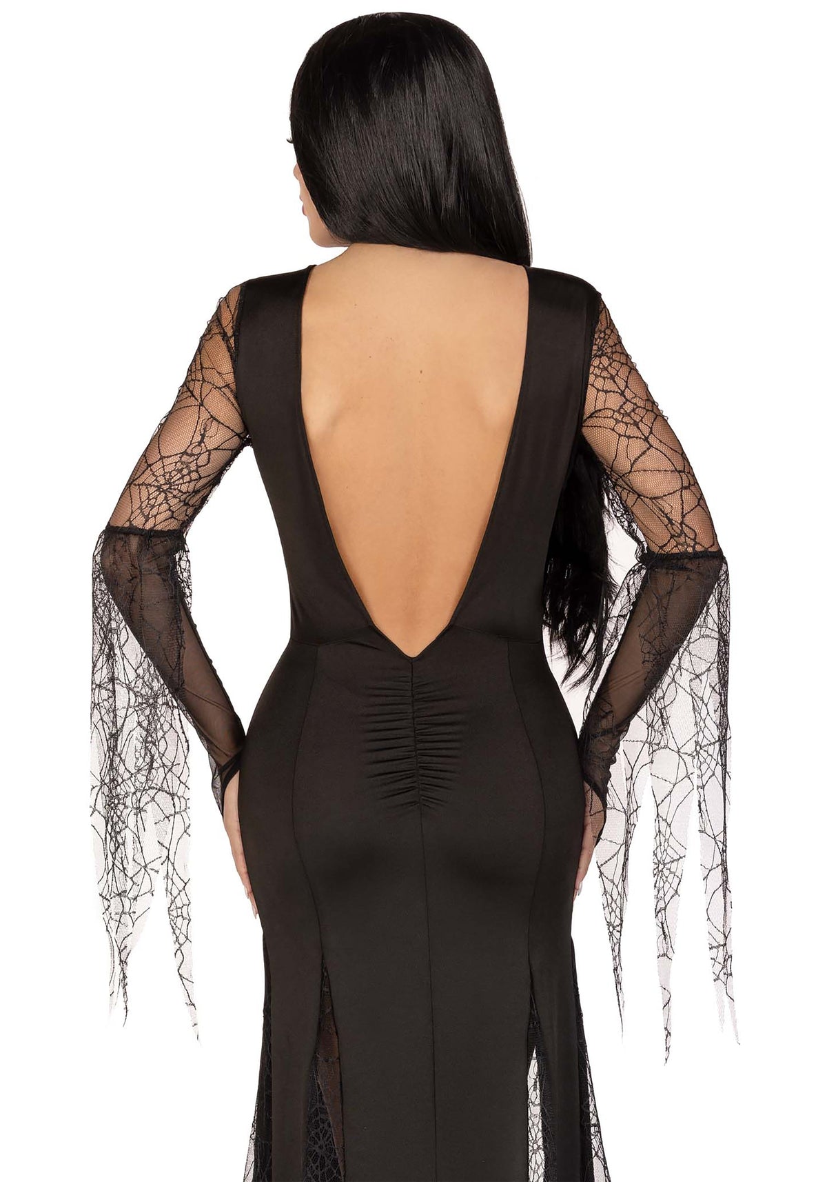 Sexy Spooky Morticia Dress Costume - image 3