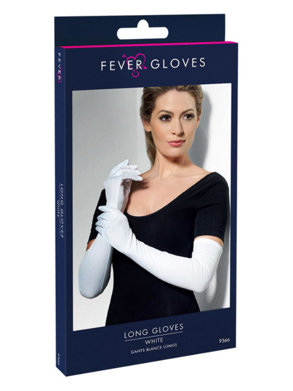 Long White Gloves - image 2