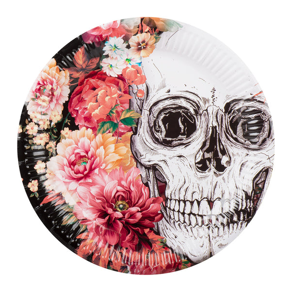 Day of the Dead Paper Plates - image 1