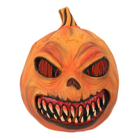 Pumpkin Monster Latex Head Mask - image 2