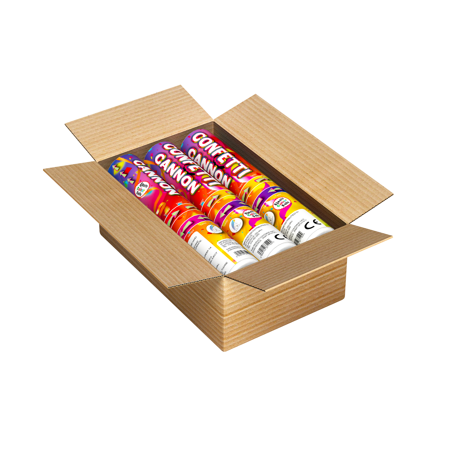 30cm Confetti Cannon with Coloured Foil