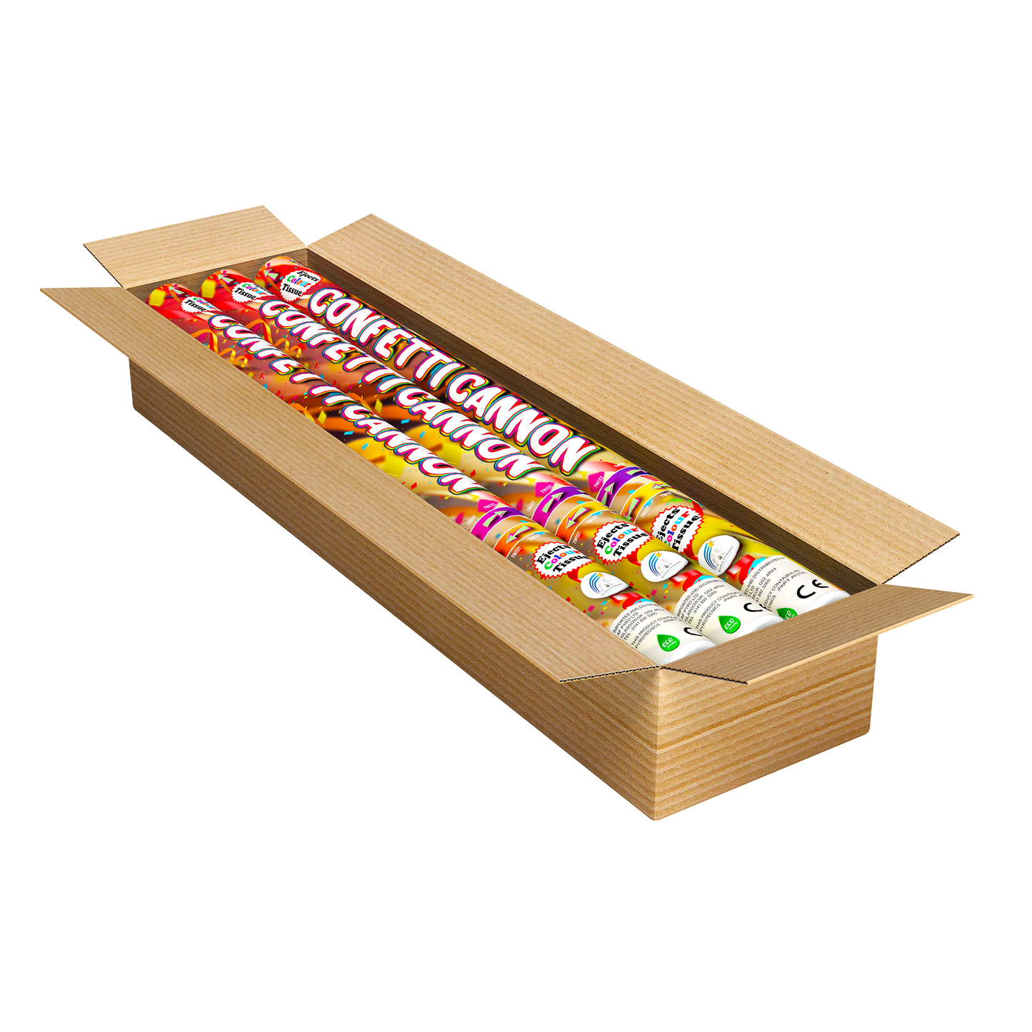 80cm Confetti Cannon with Coloured Tissue