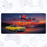 Retro Diner Desk Pad Mouse Mat 90x40cm - image 2