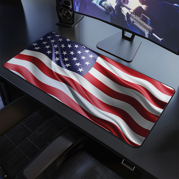 American Flag Desk Pad Mouse Mat 90x40cm - image 1