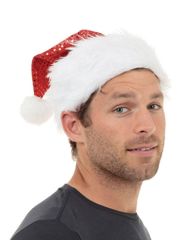 Sequin Santa Hat