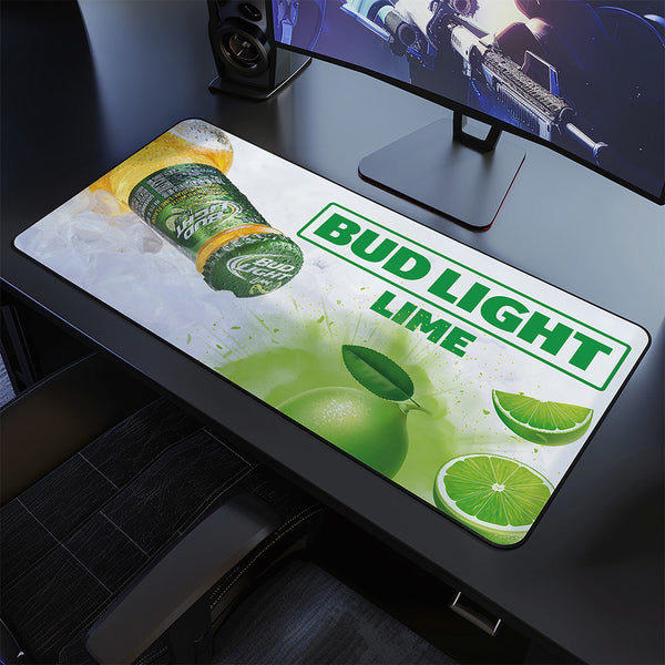 Budweiser Lime Light Desk Pad Mouse Mat 90x40cm - image 1