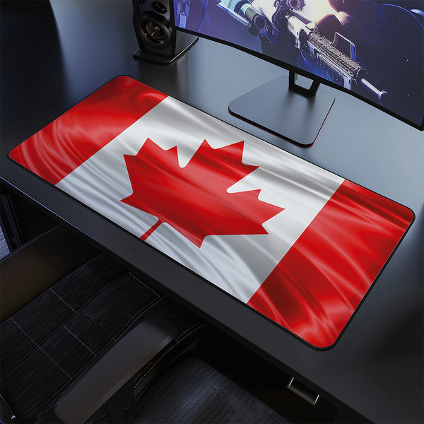 Canadian Flag Desk Pad Mouse Mat 90x40cm - image 1
