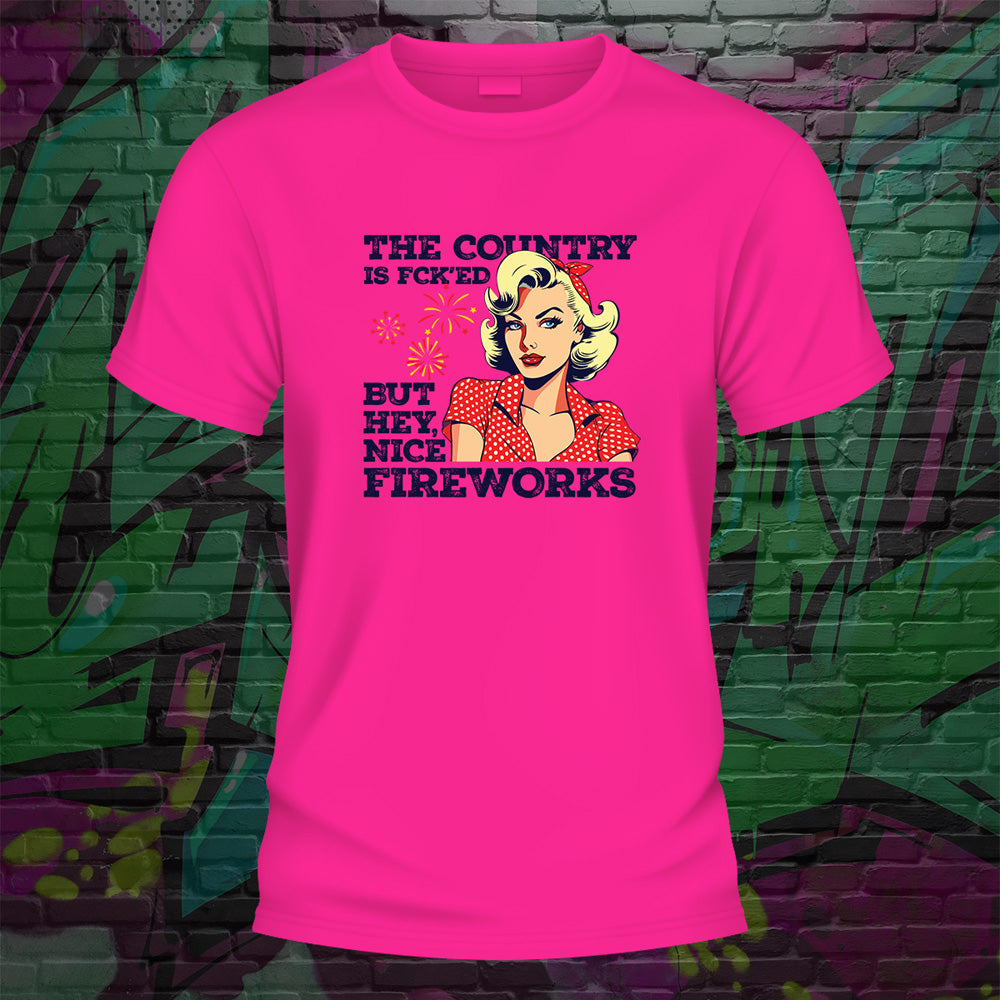 Country is Fcked Nice Fireworks Tshirt - image 7
