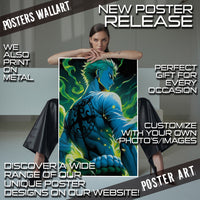 Darkness of Zoro metal print wall art