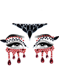 Vampire Adhesive Face Jewels Sticker - image 2