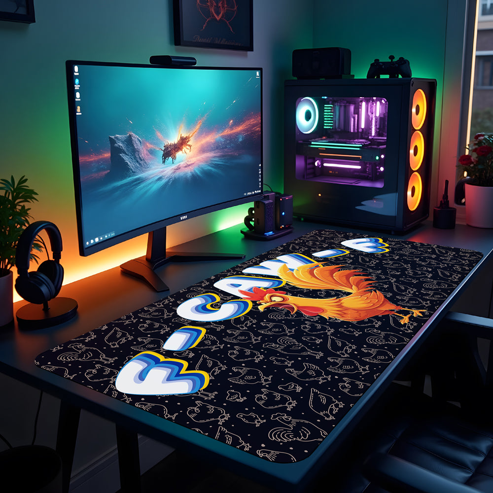 F Caw F Desk Pad Mouse Mat 90x40cm - image 4