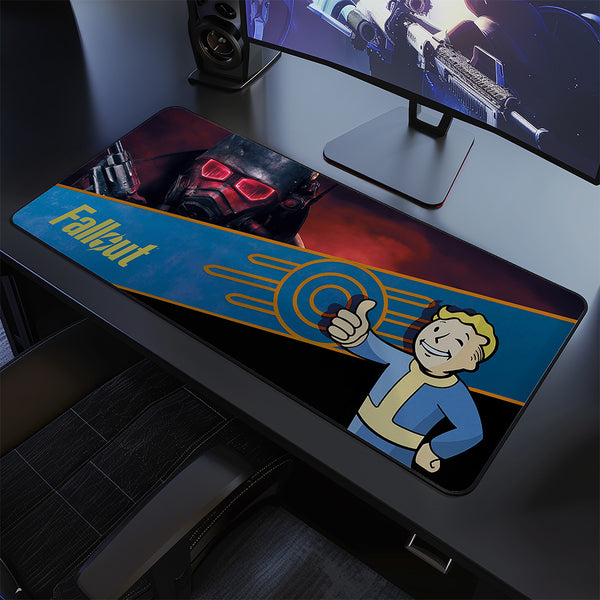 Fallout Vault Boy Desk Pad Mouse Mat 90x40cm - image 1