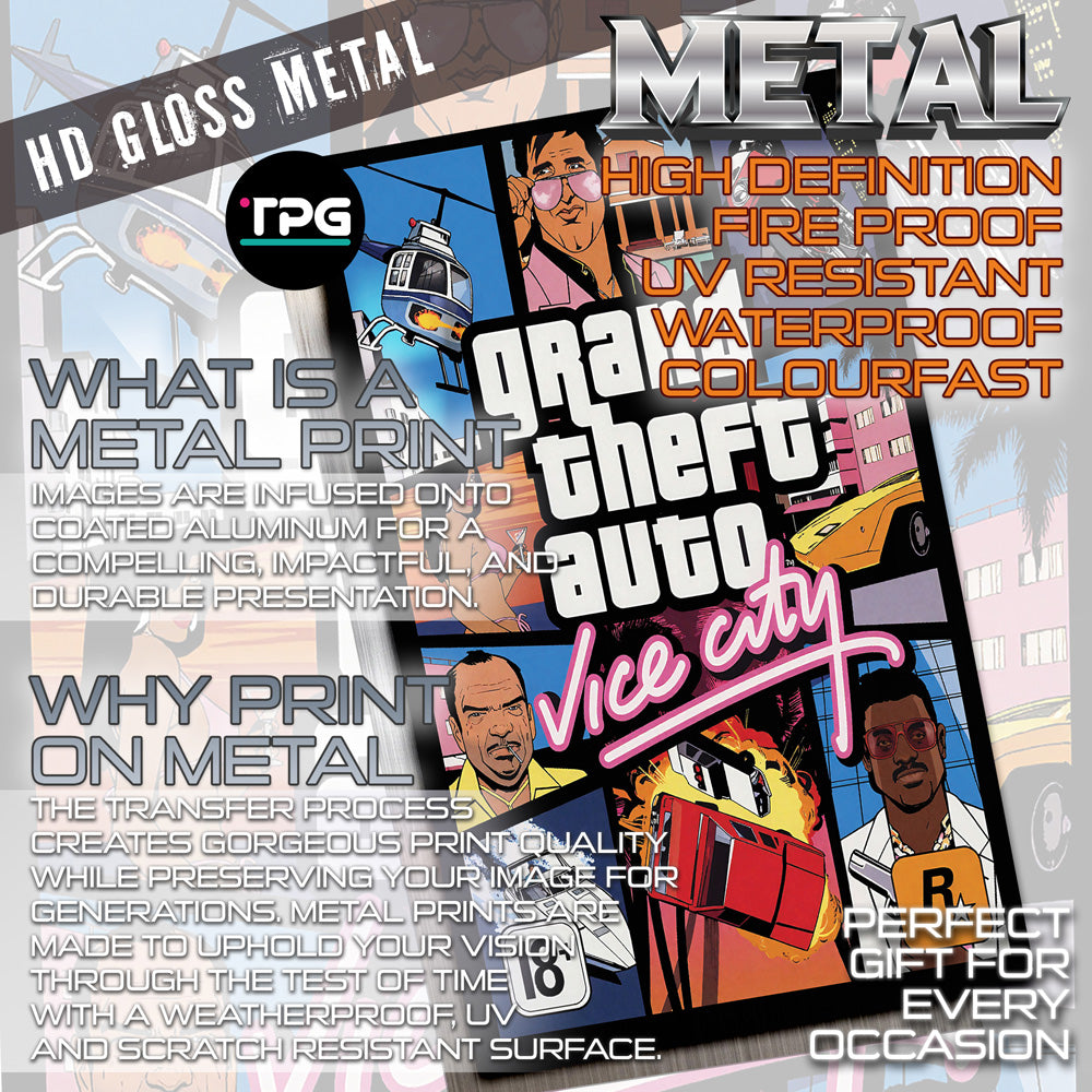 GTA Vice City Metal Print - image 3
