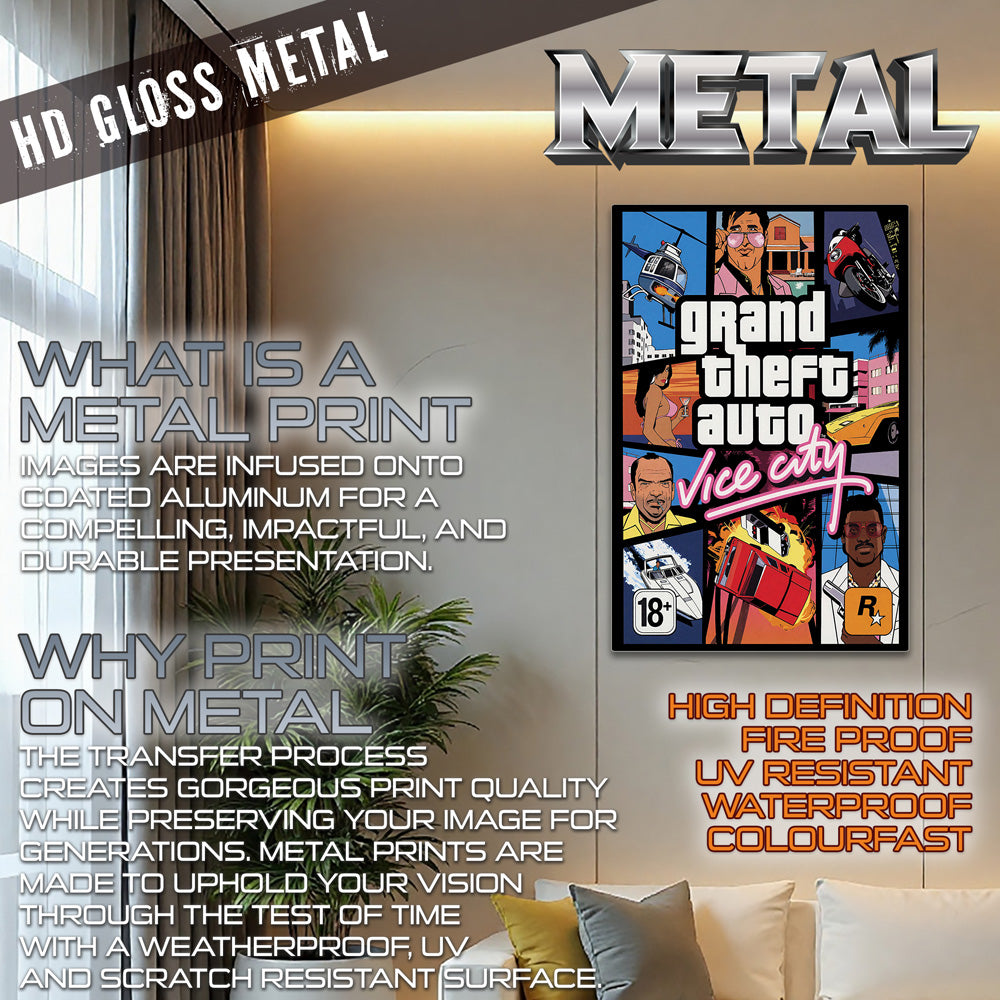 GTA Vice City Metal Print - image 4