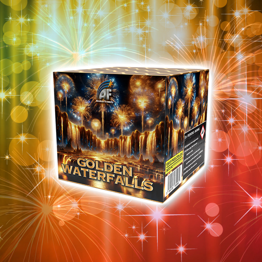 Golden Waterfall - 25 Shot