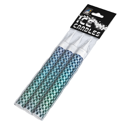 Ice Fountains Silver Spiked (Pack of 3)