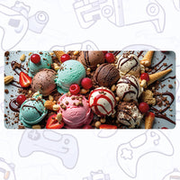 Ice Cream Delight Desk Pad Mouse Mat 90x40cm - image 2