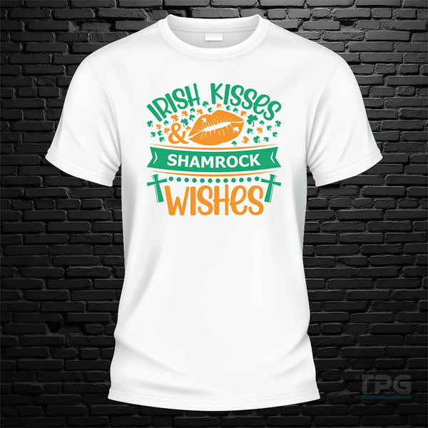 Irish Kisses White Tshirt