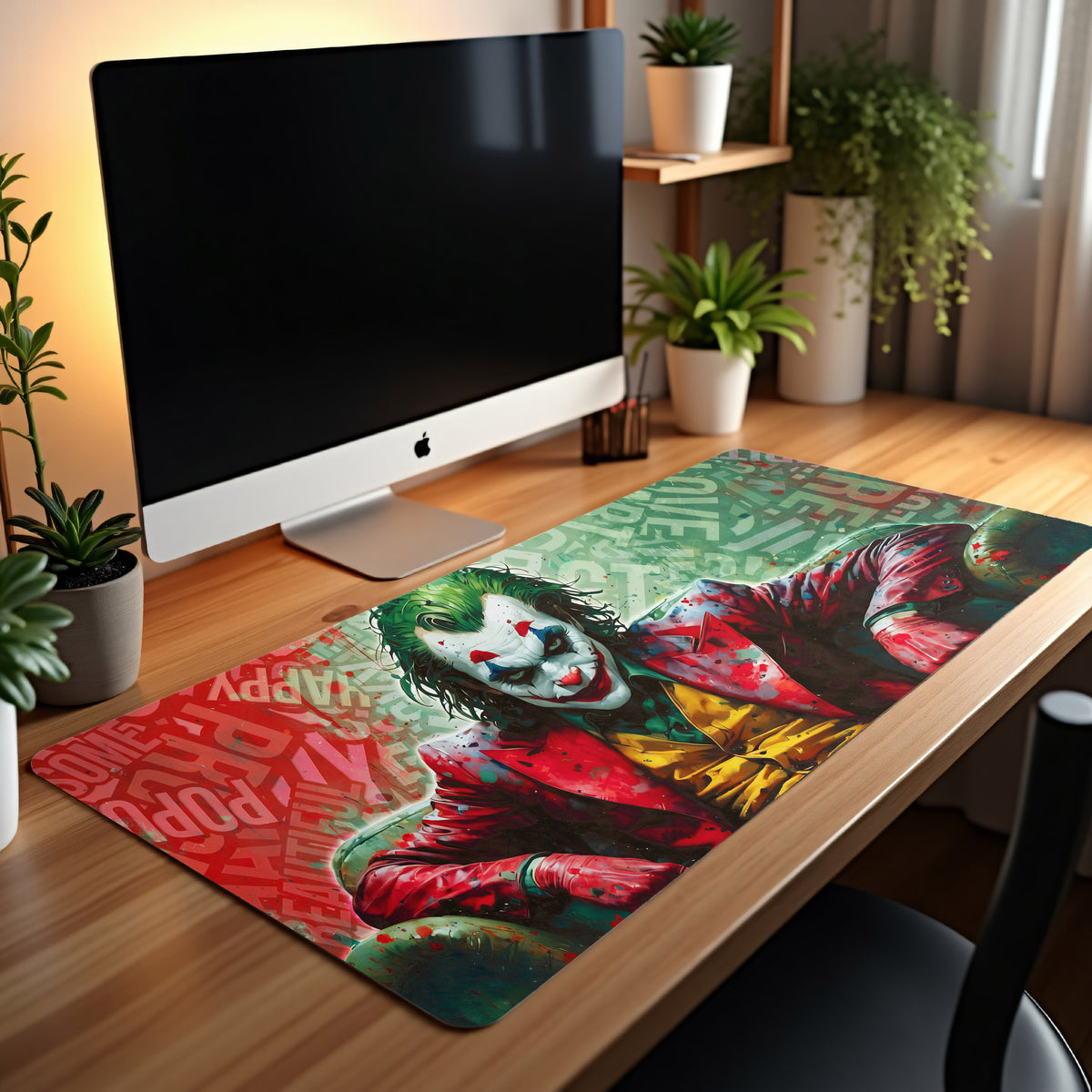Joker's Grin Desk Pad Mouse Mat 90x40cm - image 9