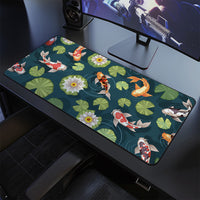 Splash of Koi Desk Pad Mouse Mat 90x40cm - image 1