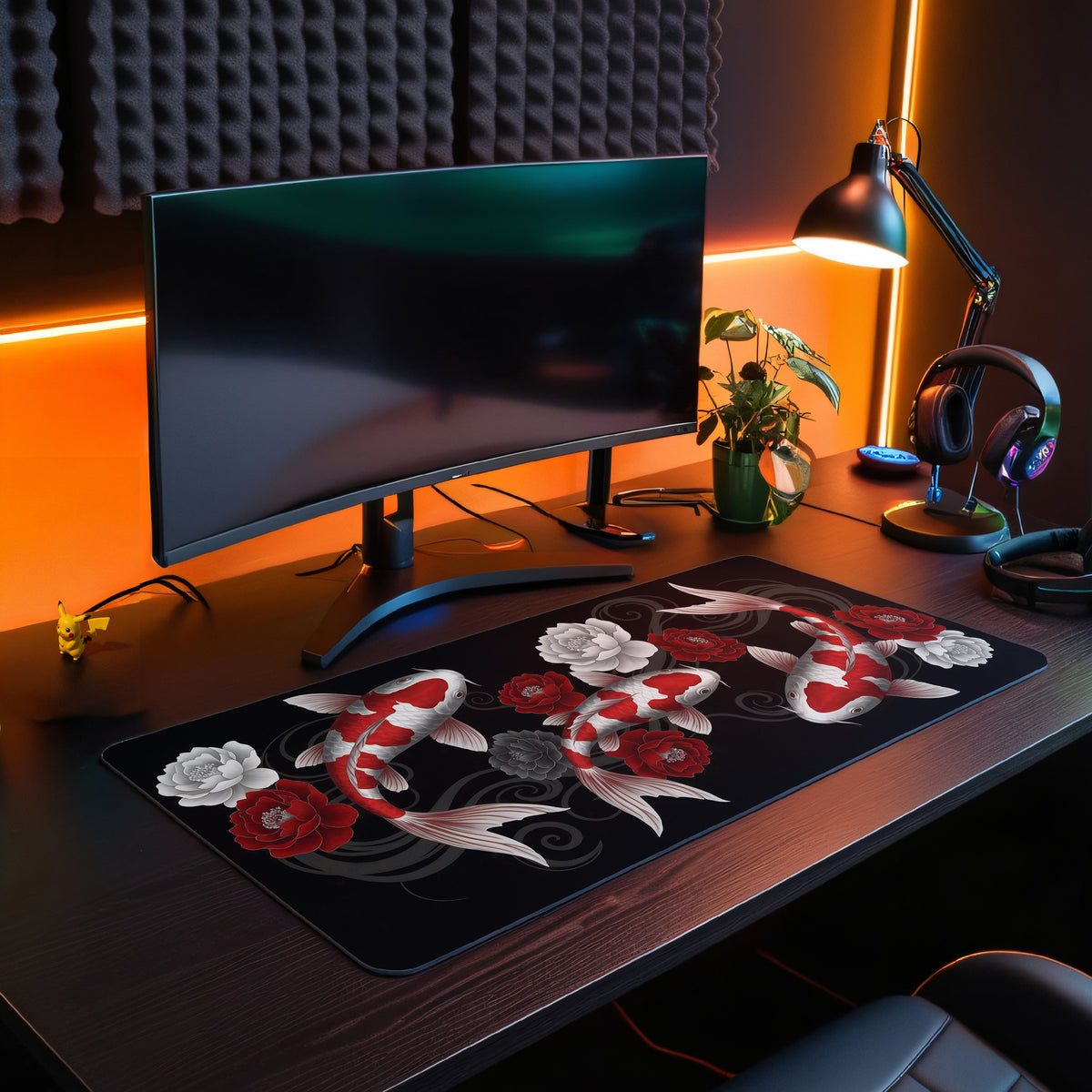 Koi Reflection Desk Pad 90cm x 40cm - image 2