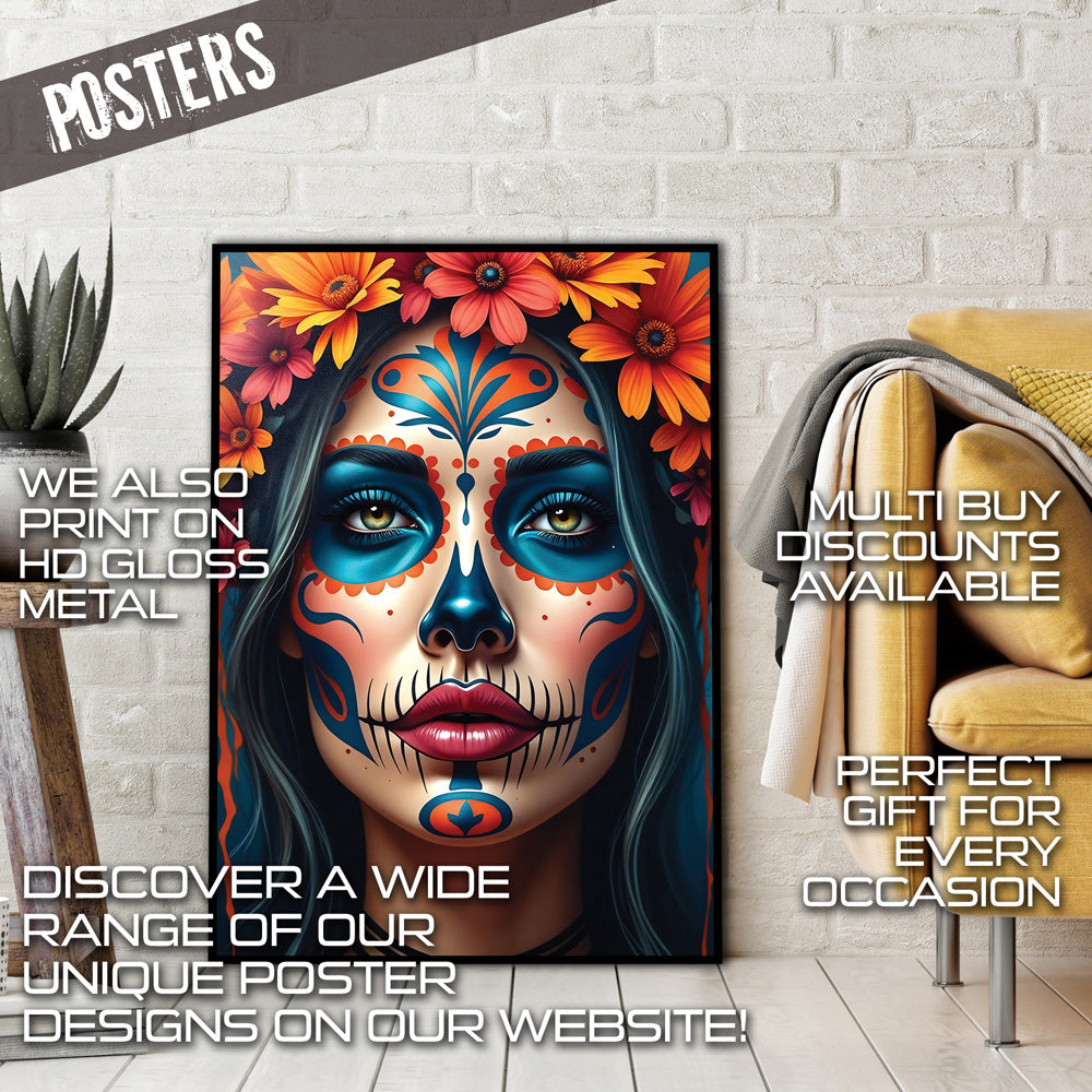 La Rosa Negra dark floral metal print wall art