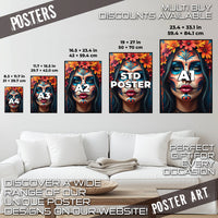 La Rosa Negra dark floral metal print wall art