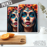 La Rosa Negra dark floral metal print wall art