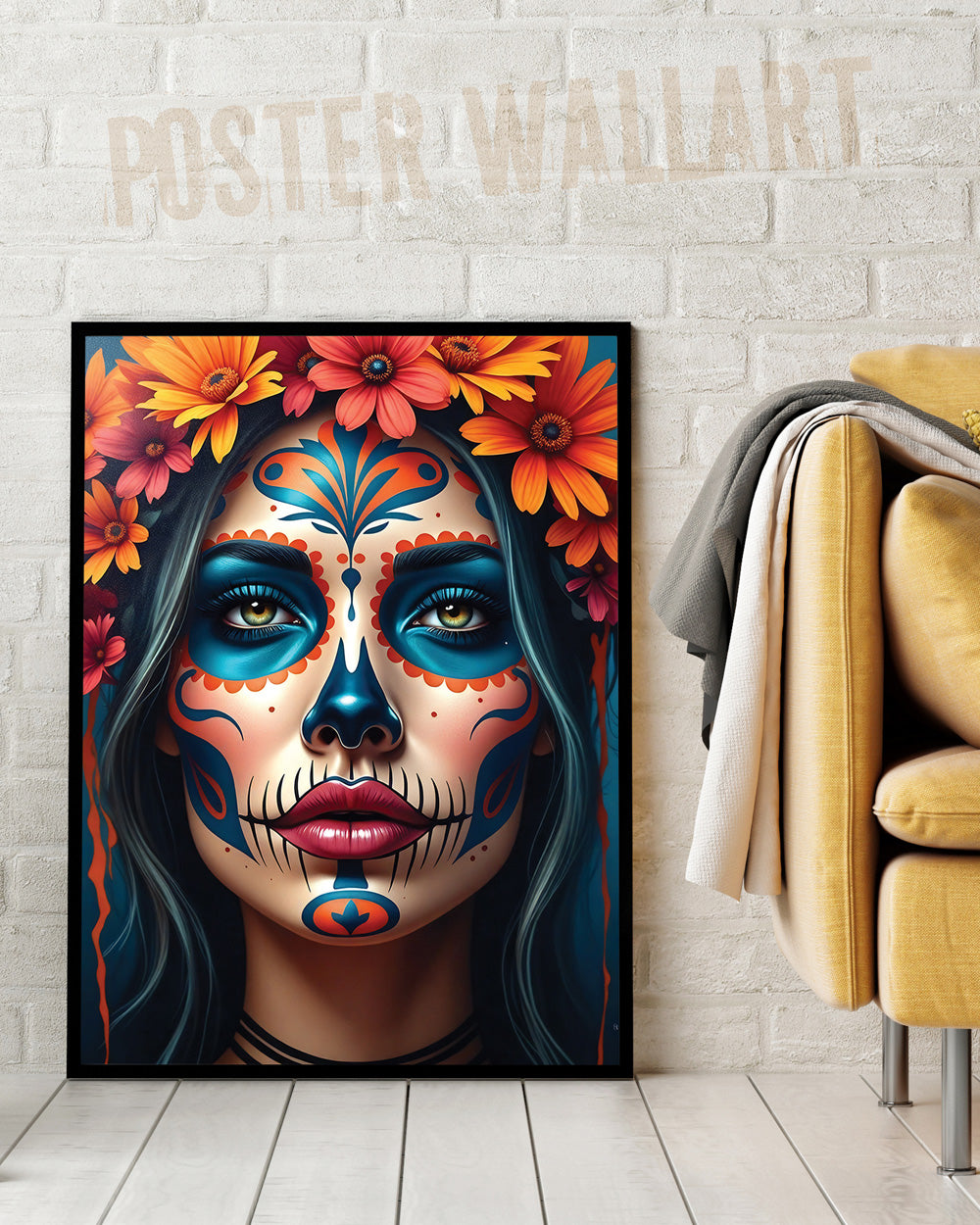 La Rosa Negra dark floral metal print wall art