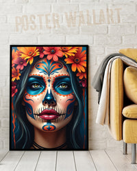 La Rosa Negra dark floral metal print wall art
