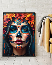 La Rosa Negra dark floral metal print wall art