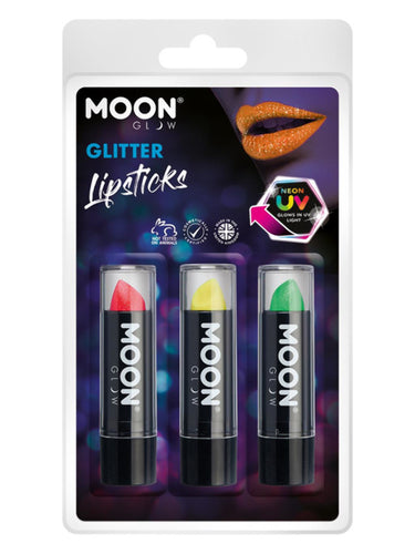 Moon Glitter Neon UV Glitter Lipstick
