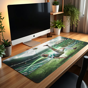 Maeda Overhead Celtic Deskpad 90cm x 40cm, Gaming Mouse Pad, Large Desk Mat, Soft