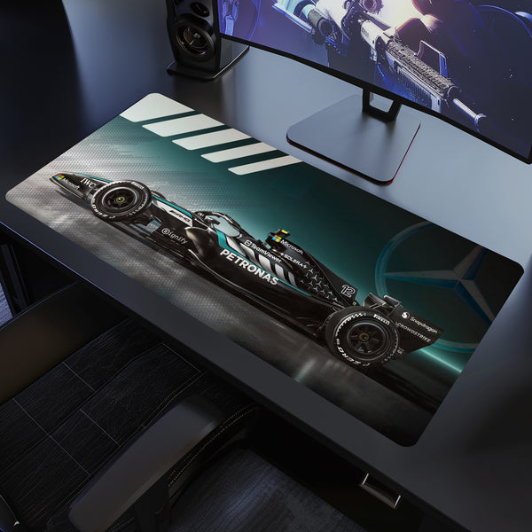 Mercedes AMG Petronas F1 Desk Pad Mouse Mat 90x40cm - image 1
