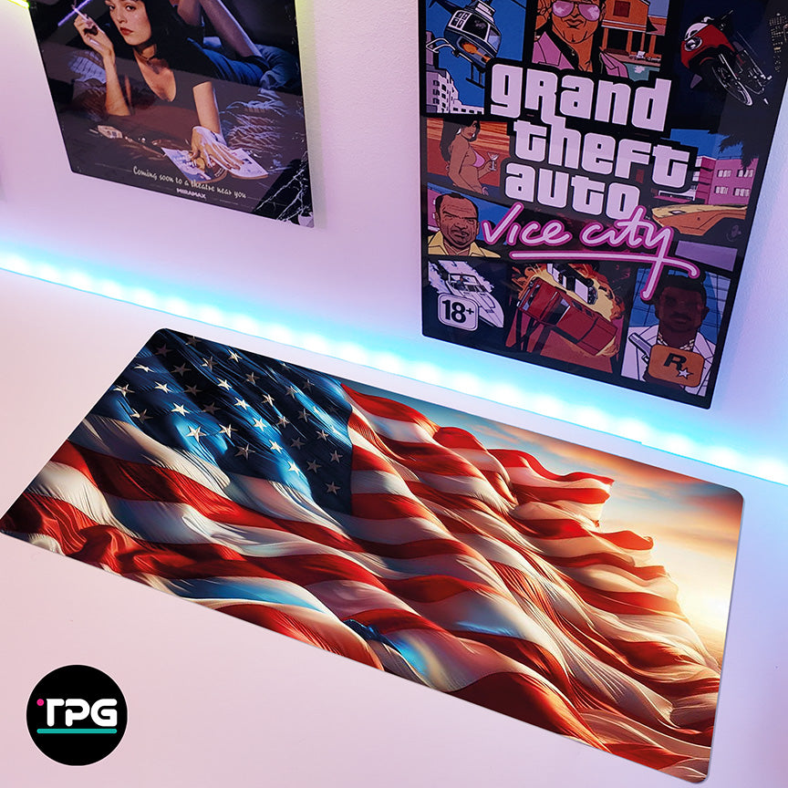 American Gamer Desk Pad Mouse Mat 90x40cm - image 2