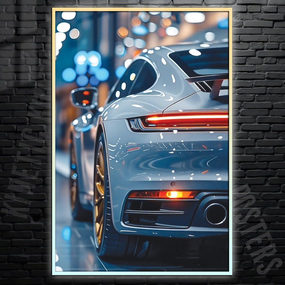 Porsche Booty Poster Wall Art, Modern Home Decor, Digital Print - image 3