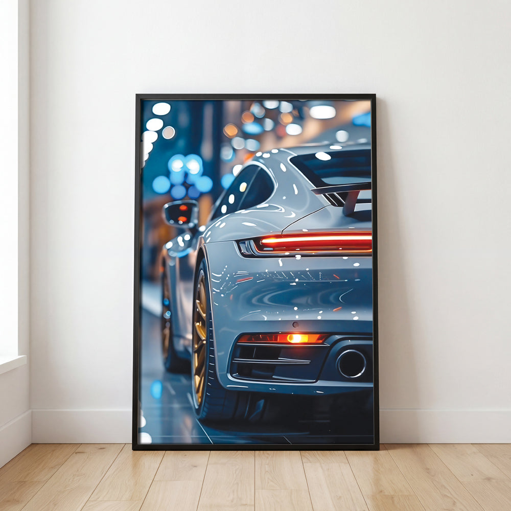 Porsche Booty Poster Wall Art, Modern Home Decor, Digital Print - image 2