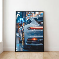 Porsche Booty Poster Wall Art, Modern Home Decor, Digital Print - image 2
