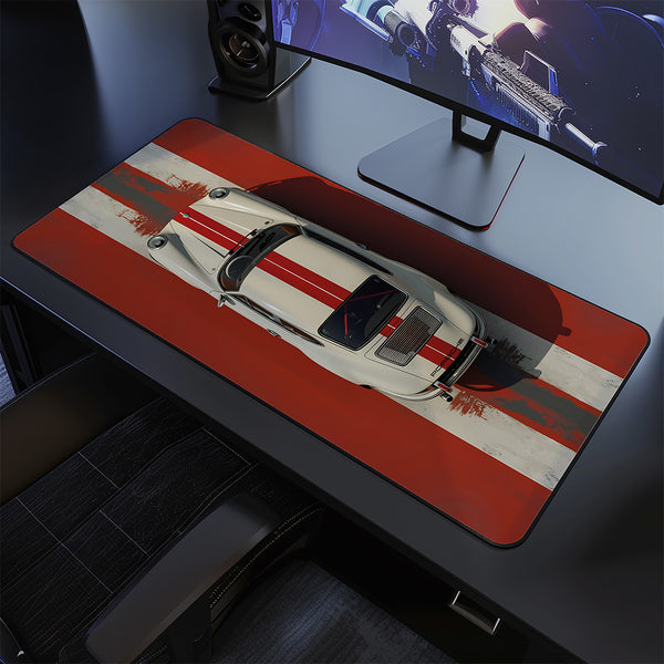 Porsche Redstrip Desk Pad Mouse Mat 90x40cm - image 1