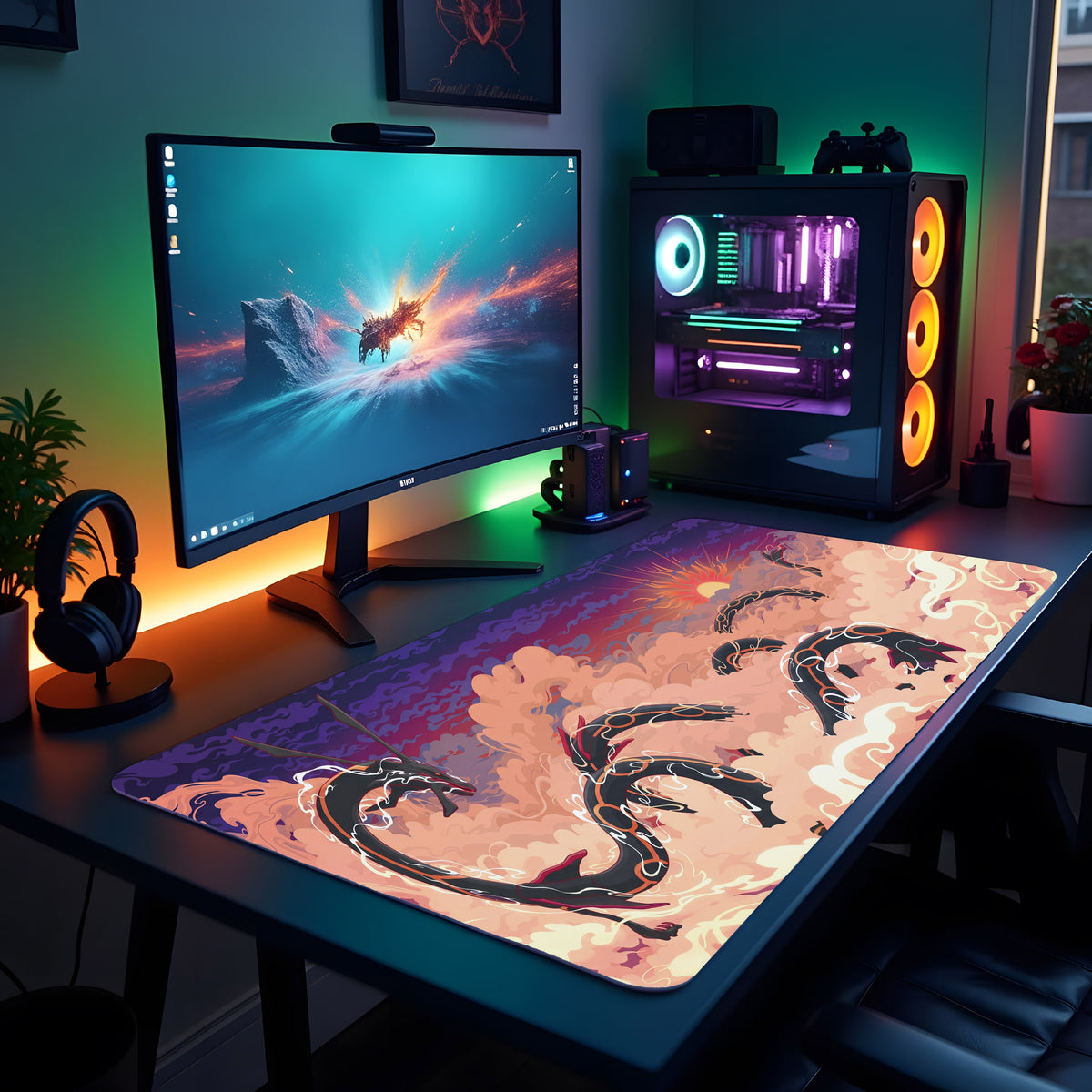 Rayquaza Desk Pad Mouse Mat 90x40cm - image 4