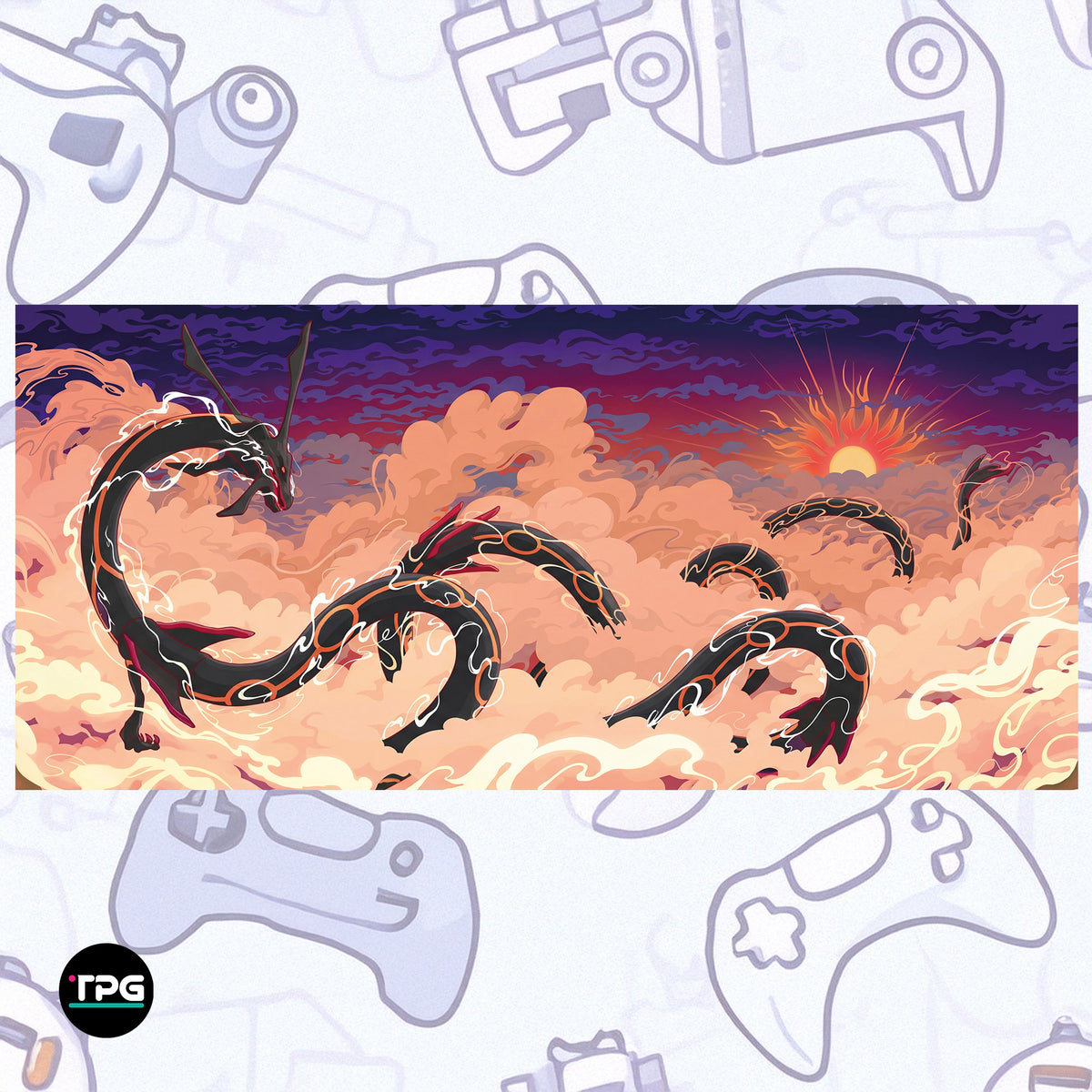 Rayquaza Desk Pad Mouse Mat 90x40cm - image 6