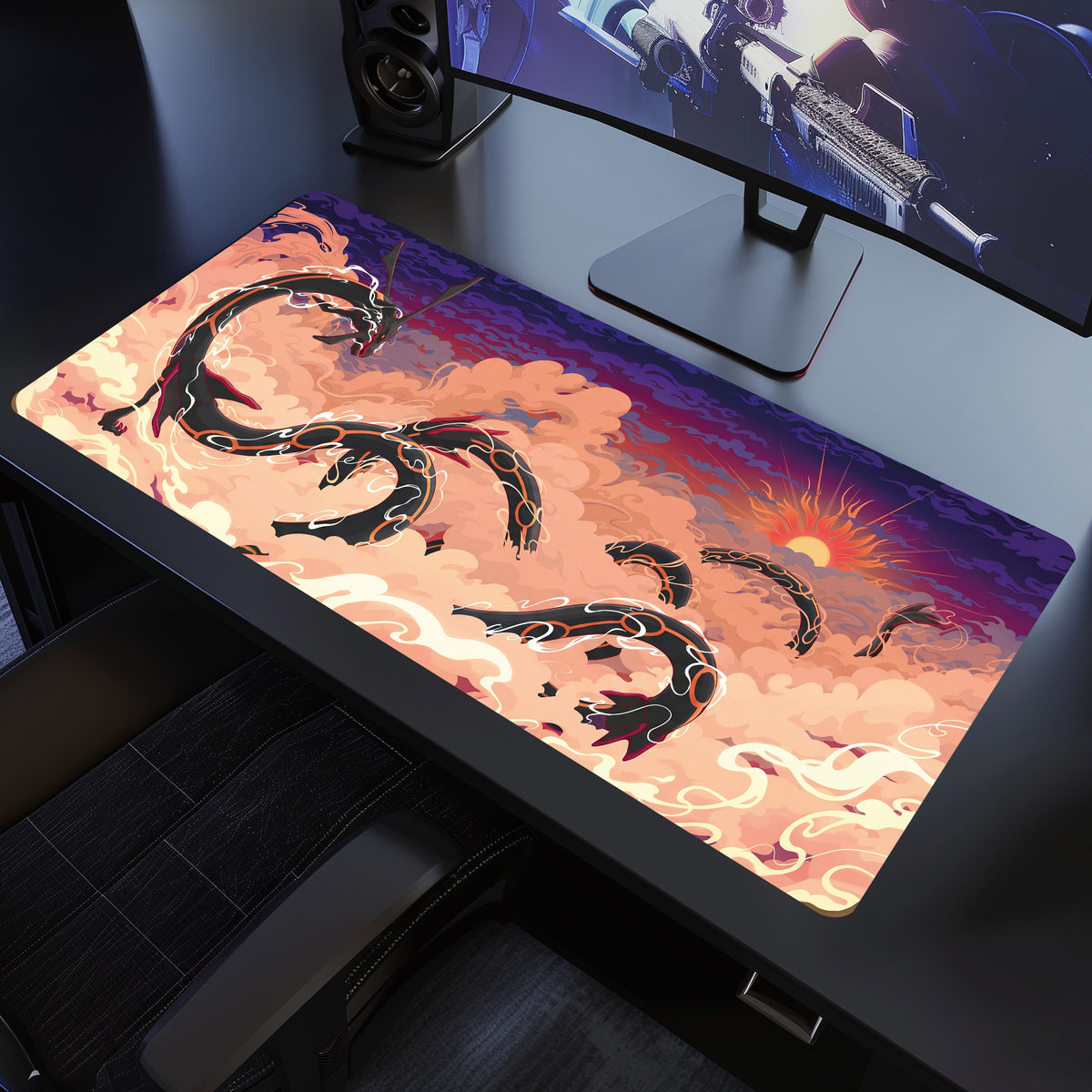 Rayquaza Desk Pad Mouse Mat 90x40cm - image 1