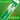 Green Handheld Flare