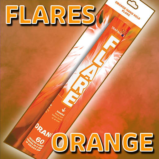Orange Handheld Flare