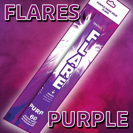 Purple Handheld Flare