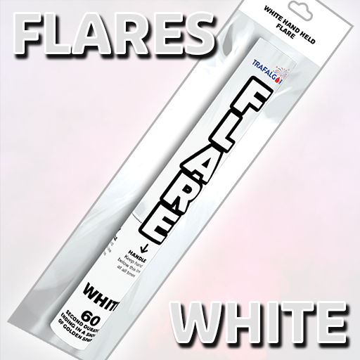 White Handheld Flare