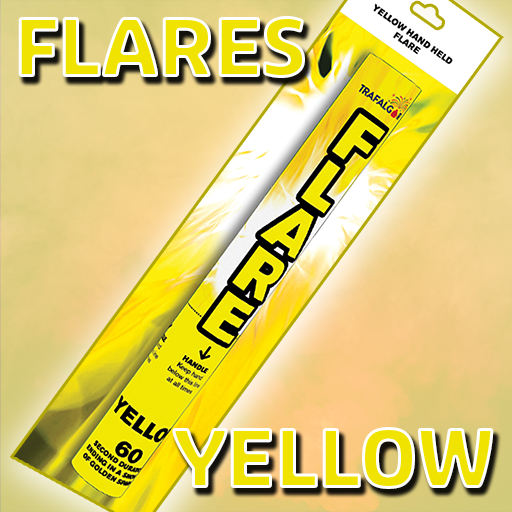 Yellow Handheld Flare