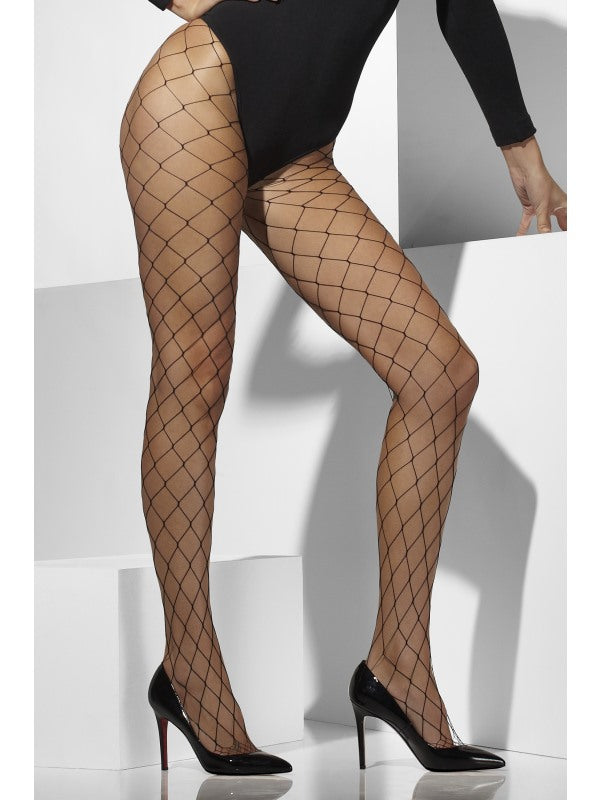 Black Diamond Net Tights - image 1